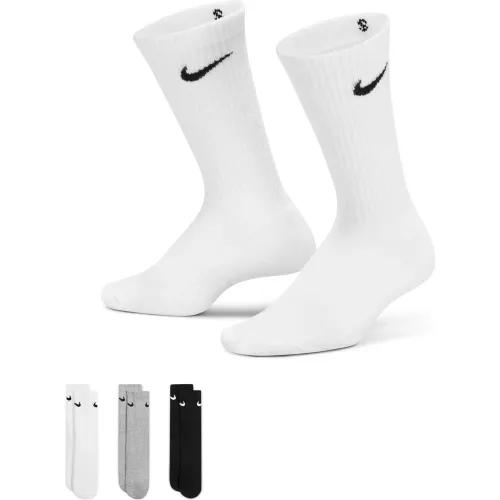Nike Medias Largas Niños Performance Cushioning Crew - 3 Pares
