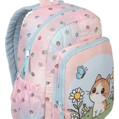 PORTA Mochila Unisex Anny Kitty Flowers