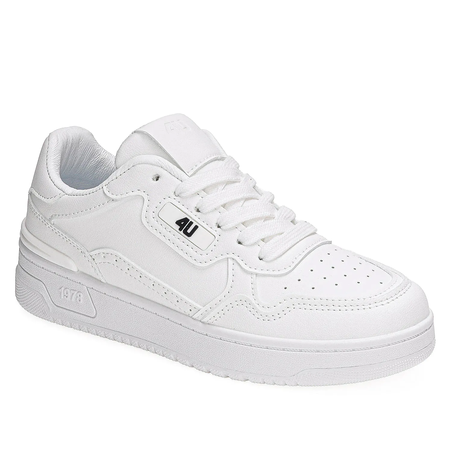 Zapatilla Just4U Dama Z Miley color blanco | Platanitos