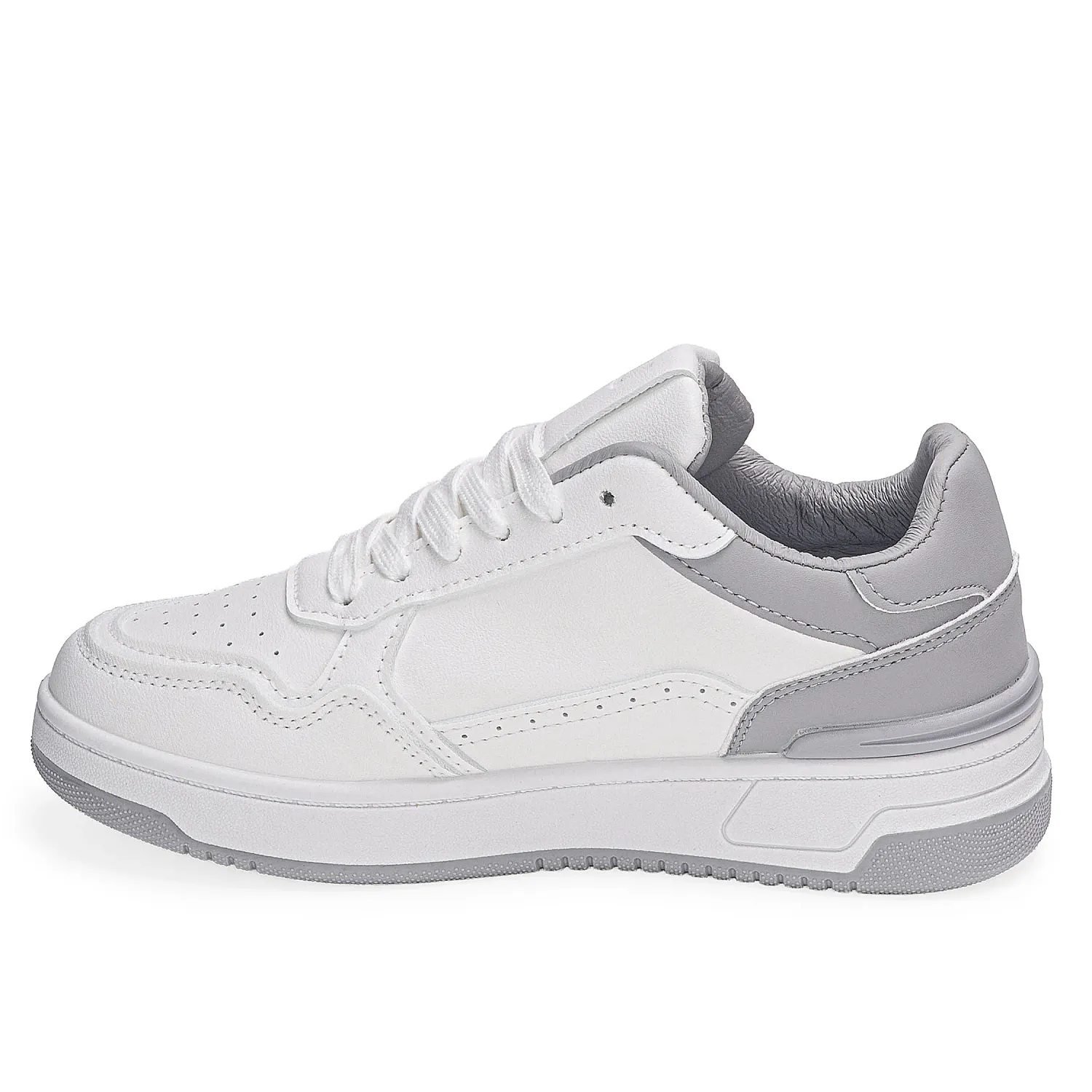 Just4u Zapatilla Just4U Dama Z Miley color blanco / gris | Platanitos