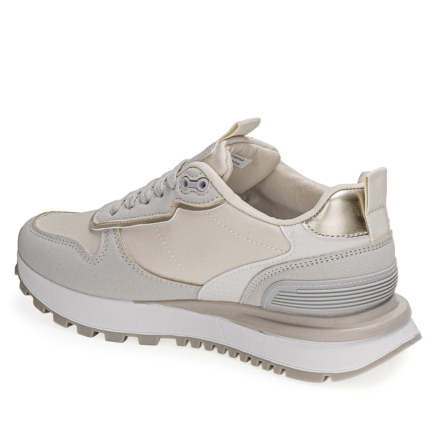 Zapatilla Just4U Dama Z Kayla color beige | Platanitos
