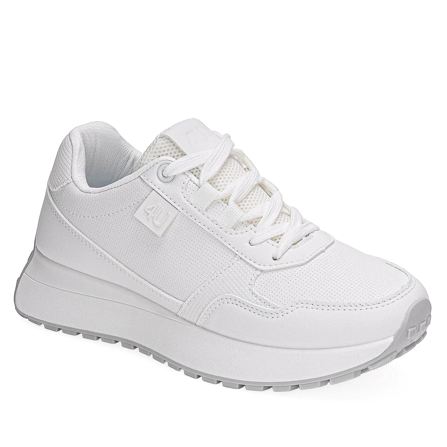 Zapatilla Just4U Dama Z Clea color blanco | Platanitos