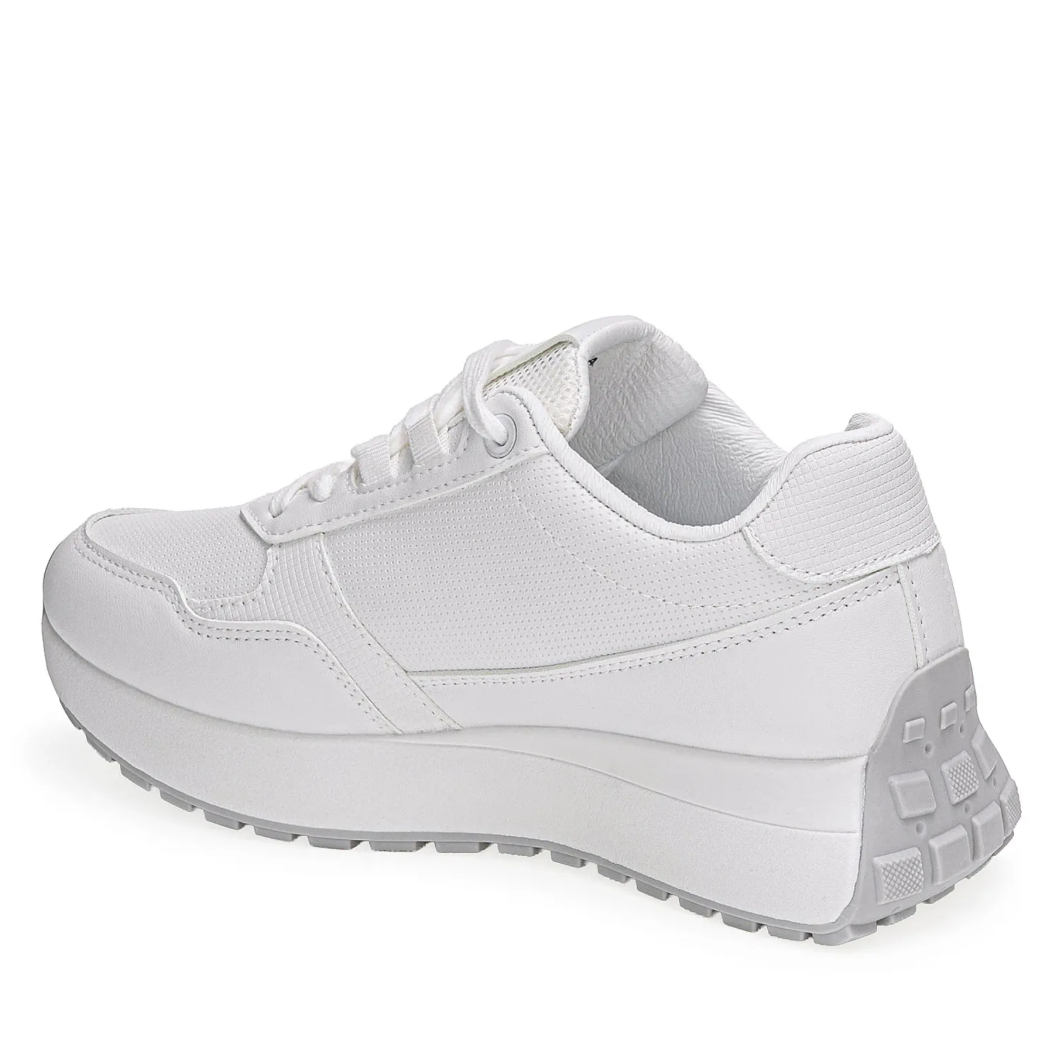 Zapatilla Just4U Dama Z Clea color blanco | Platanitos