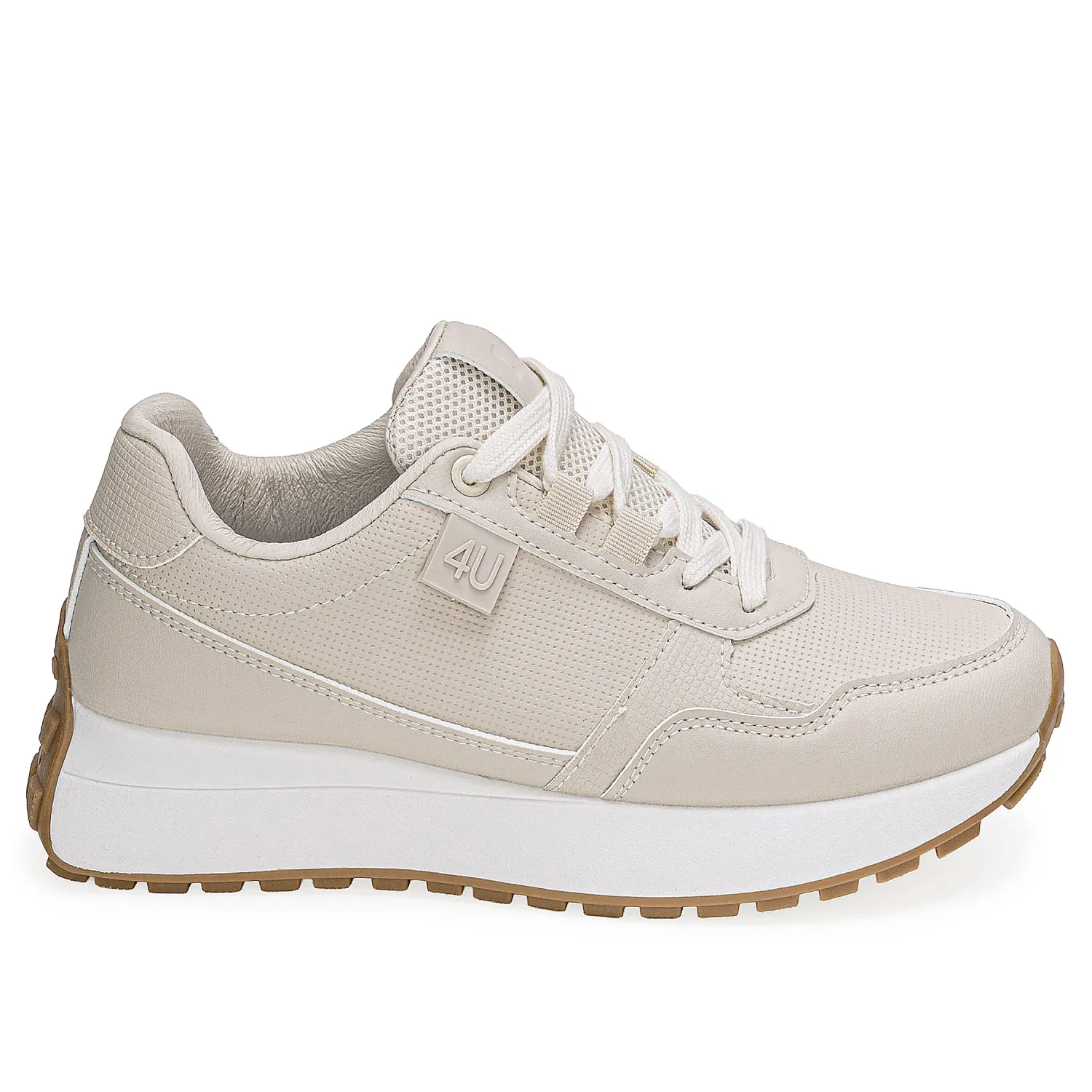 Just4u Zapatilla Just4U Dama Z Clea color beige | Platanitos