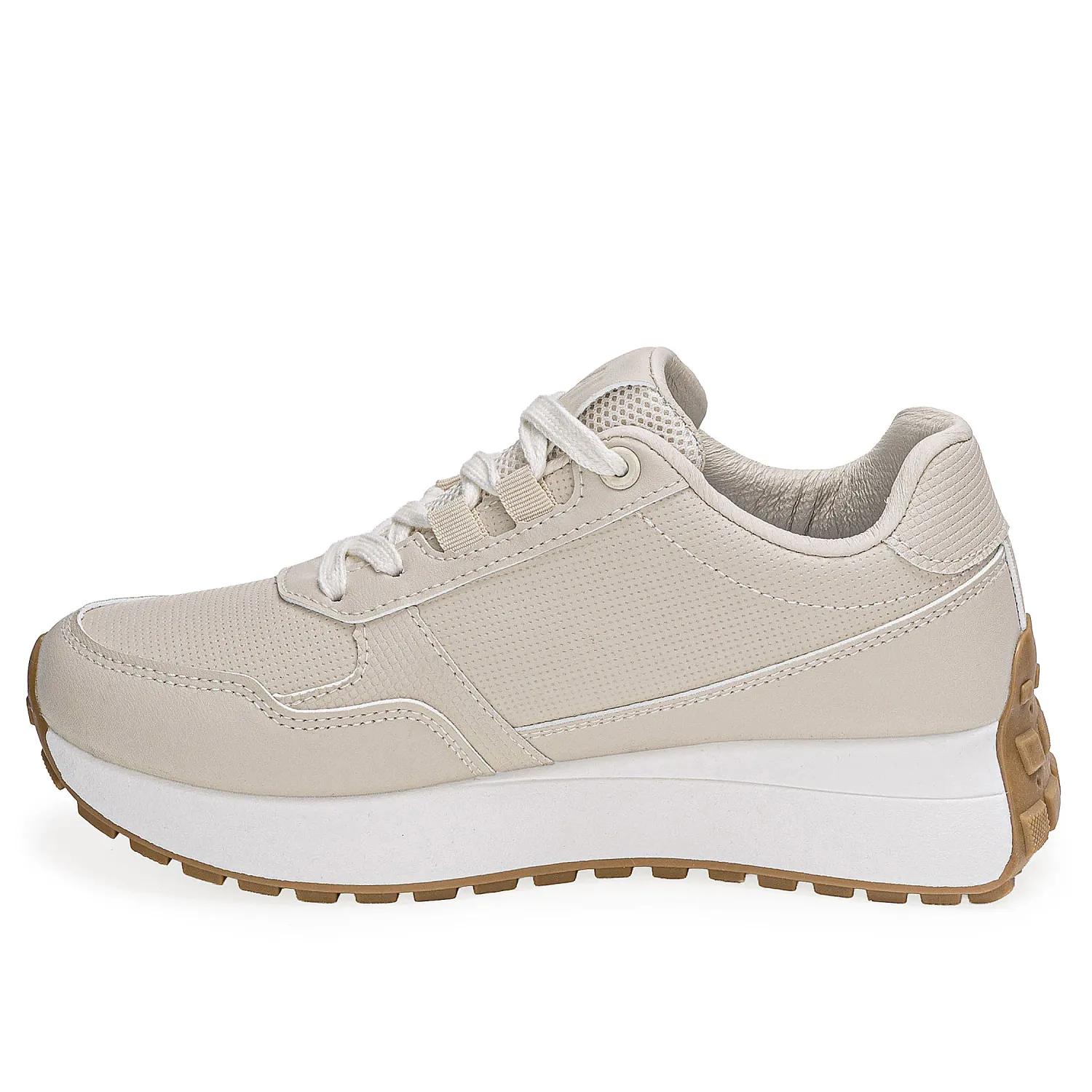 Just4u Zapatilla Just4U Dama Z Clea color beige | Platanitos