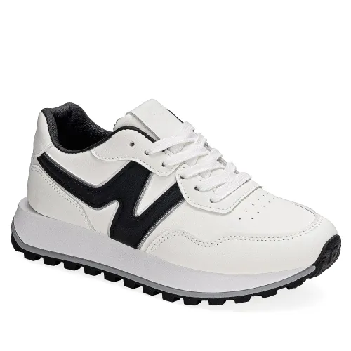 Just4u Blanco de Mujer modelo Zapatilla Dama Z Zariña blancos negros sintéticos mujer 2025101413290001863 Sintético Sintético