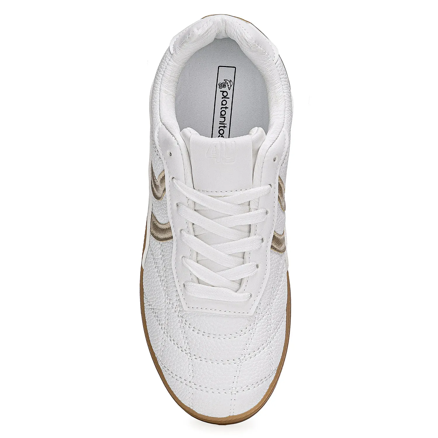 Zapatilla Just4U Dama Z Alisson color blanco | Platanitos