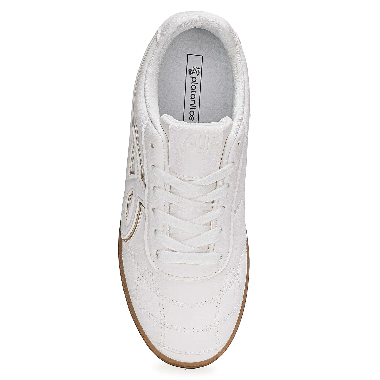 Zapatilla Just4U Dama Z Sharpey color blanco | Platanitos