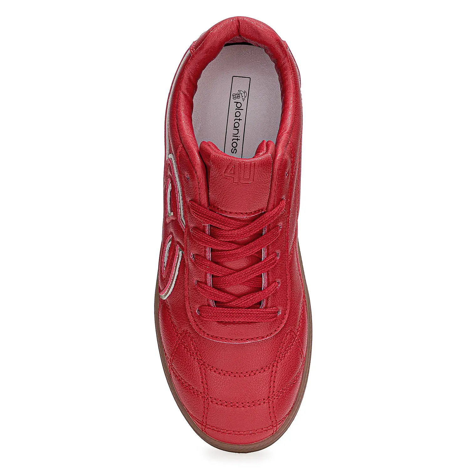 Zapatilla Just4U Dama Z Sharpey color rojo | Platanitos
