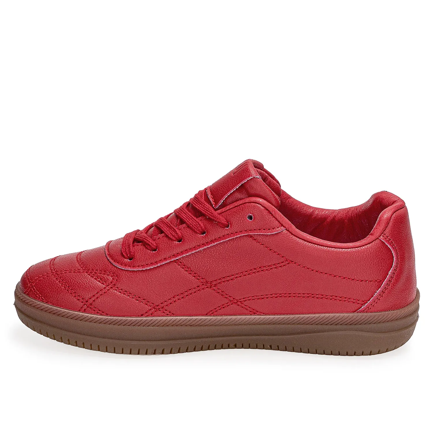 Zapatilla Just4U Dama Z Sharpey color rojo | Platanitos
