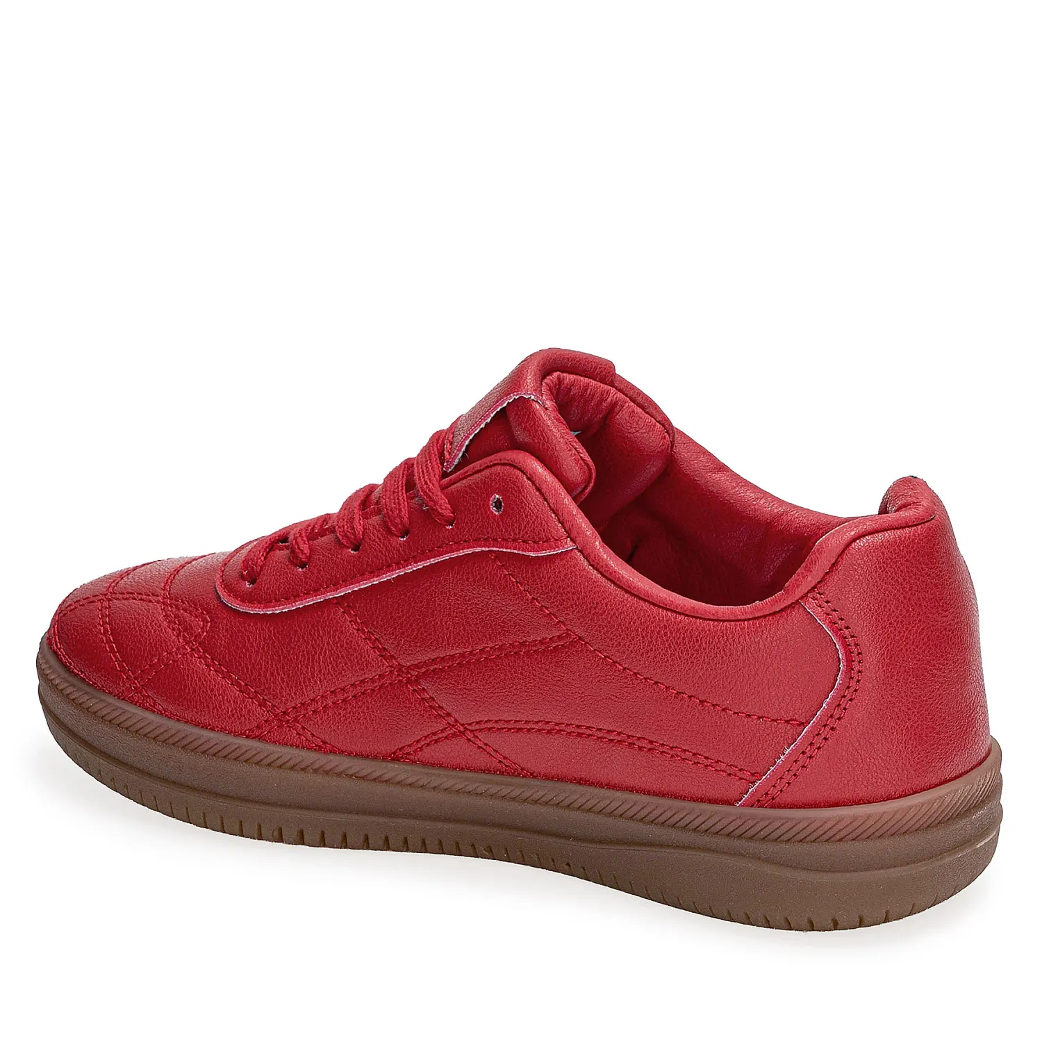 Zapatilla Just4U Dama Z Sharpey color rojo | Platanitos