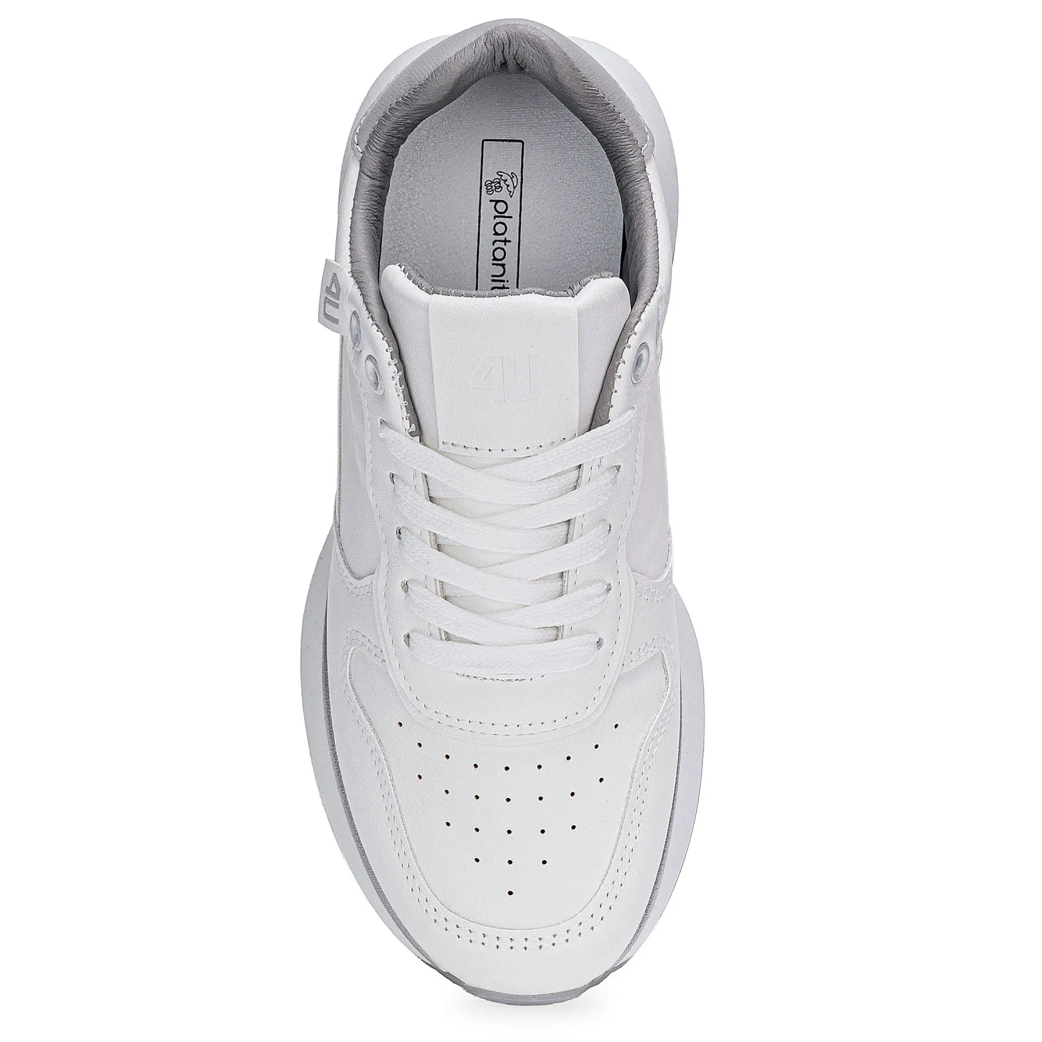 Zapatilla Just4U Dama Z Marjo color blanco | Platanitos