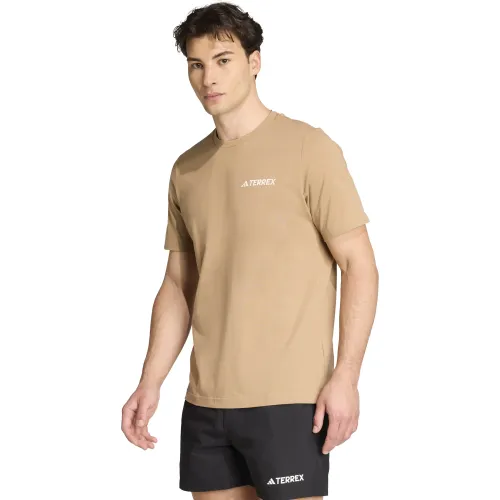 adidas Beige de Hombre modelo Polo Outdoor Hombre Tx Mountain Tee Terrex arenas hombre 2025101416025768729  