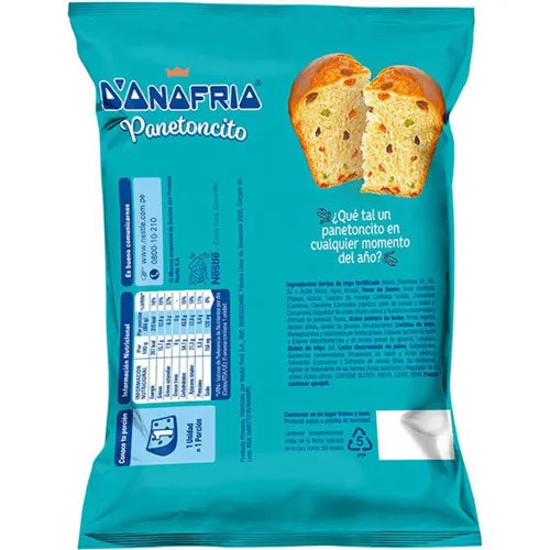 DONOFRIO Panetón Donofrio Panetoncito Bolsa 80 Gr