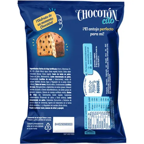 DONOFRIO Panetón Donofrio Chocotoncito Bolsa 80 Gr