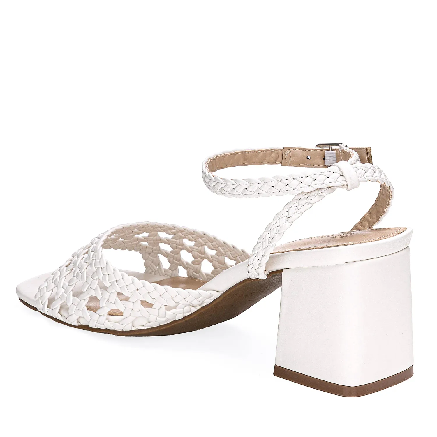 Sandalia Platanitos Dama Sv Alissa color blanco | Platanitos