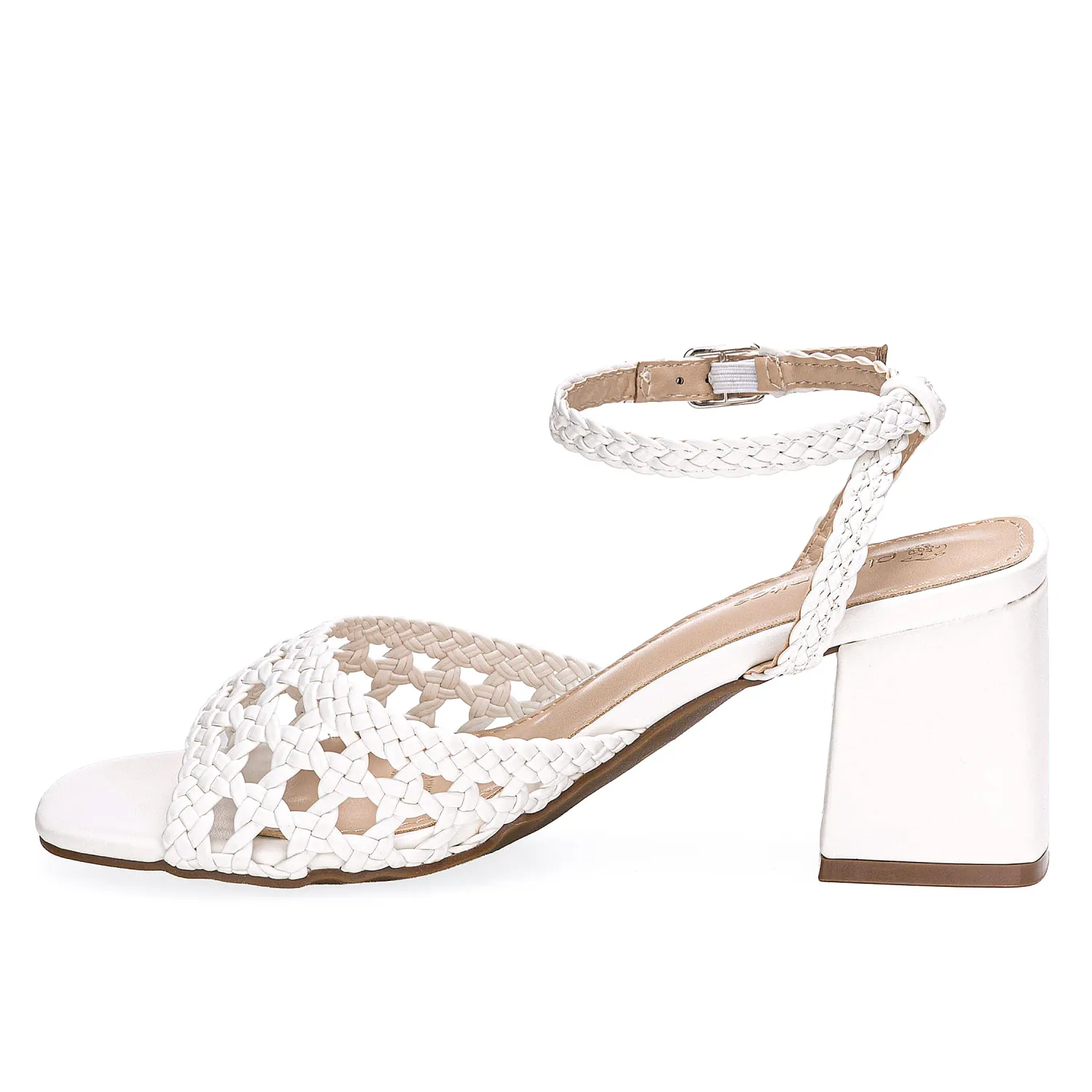 Sandalia Platanitos Dama Sv Alissa color blanco | Platanitos