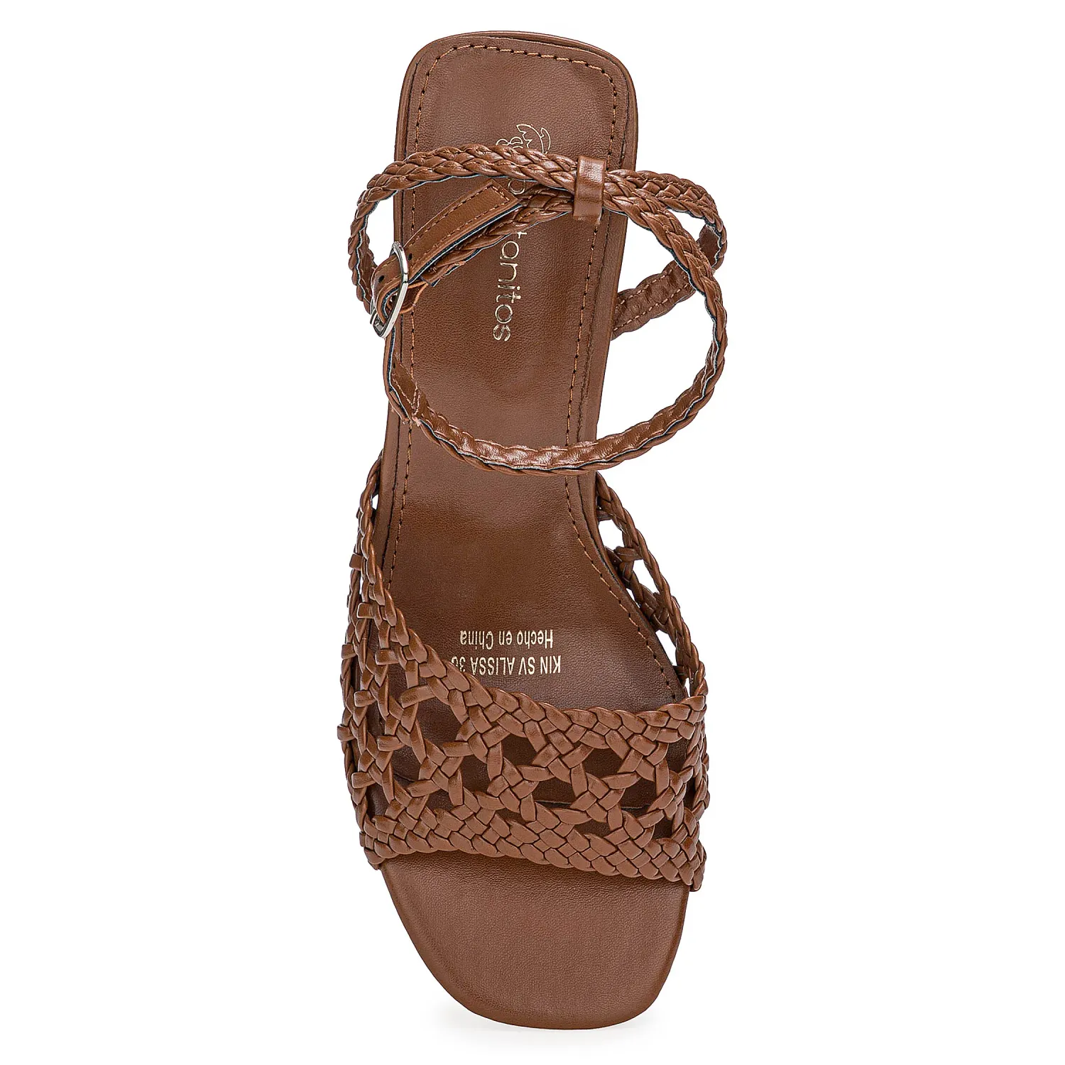 Sandalia Platanitos Dama Sv Alissa color marron | Platanitos