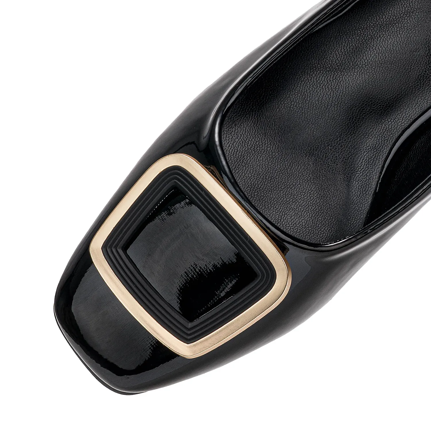 Calzado Platanitos Vestir Dama Cv Hurrem color negro | Platanitos