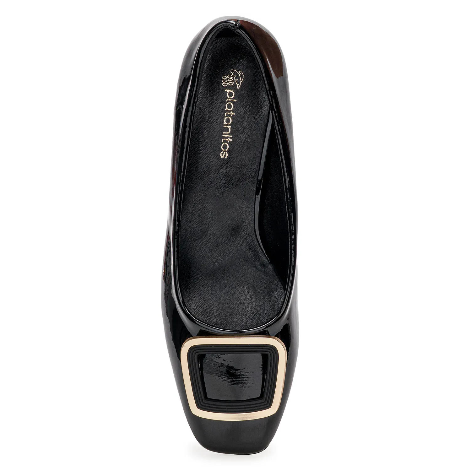 Calzado Platanitos Vestir Dama Cv Hurrem color negro | Platanitos