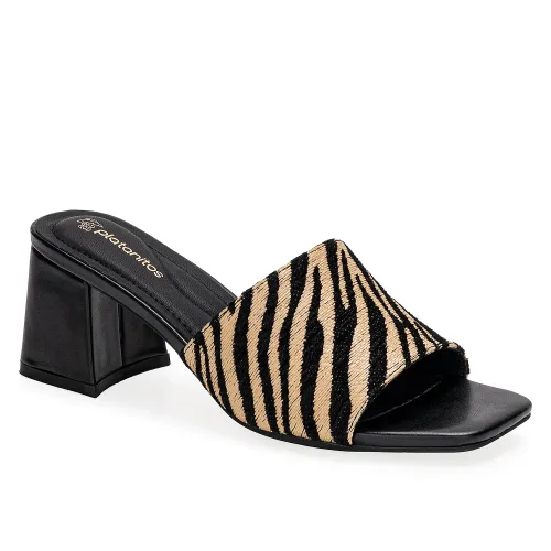 Platanitos  de Mujer modelo Sandalia Dama Sv Nurbanu zebras sintéticos mujer 2025101514181627810 Sintético Sintético