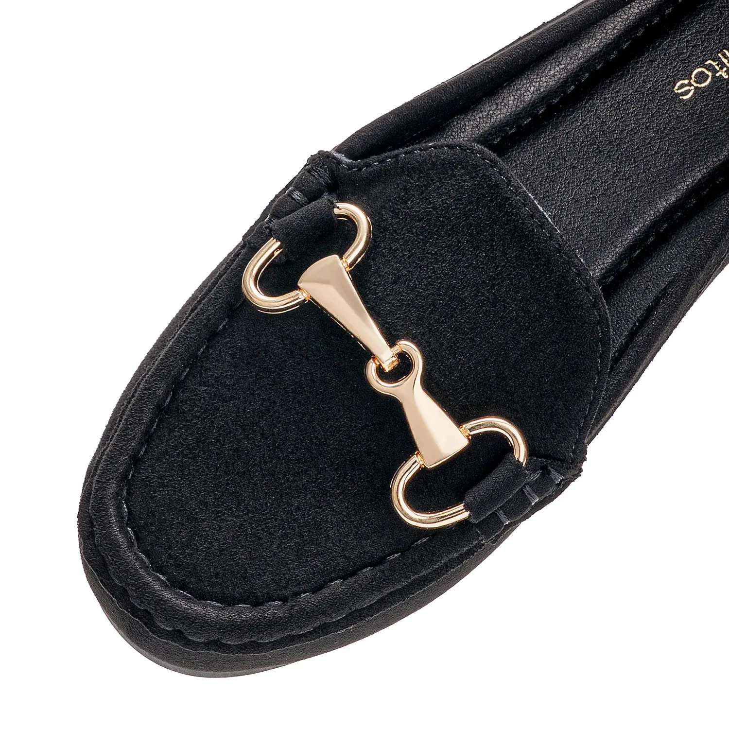 Mocasin Platanitos Dama M Safiye color negro | Platanitos