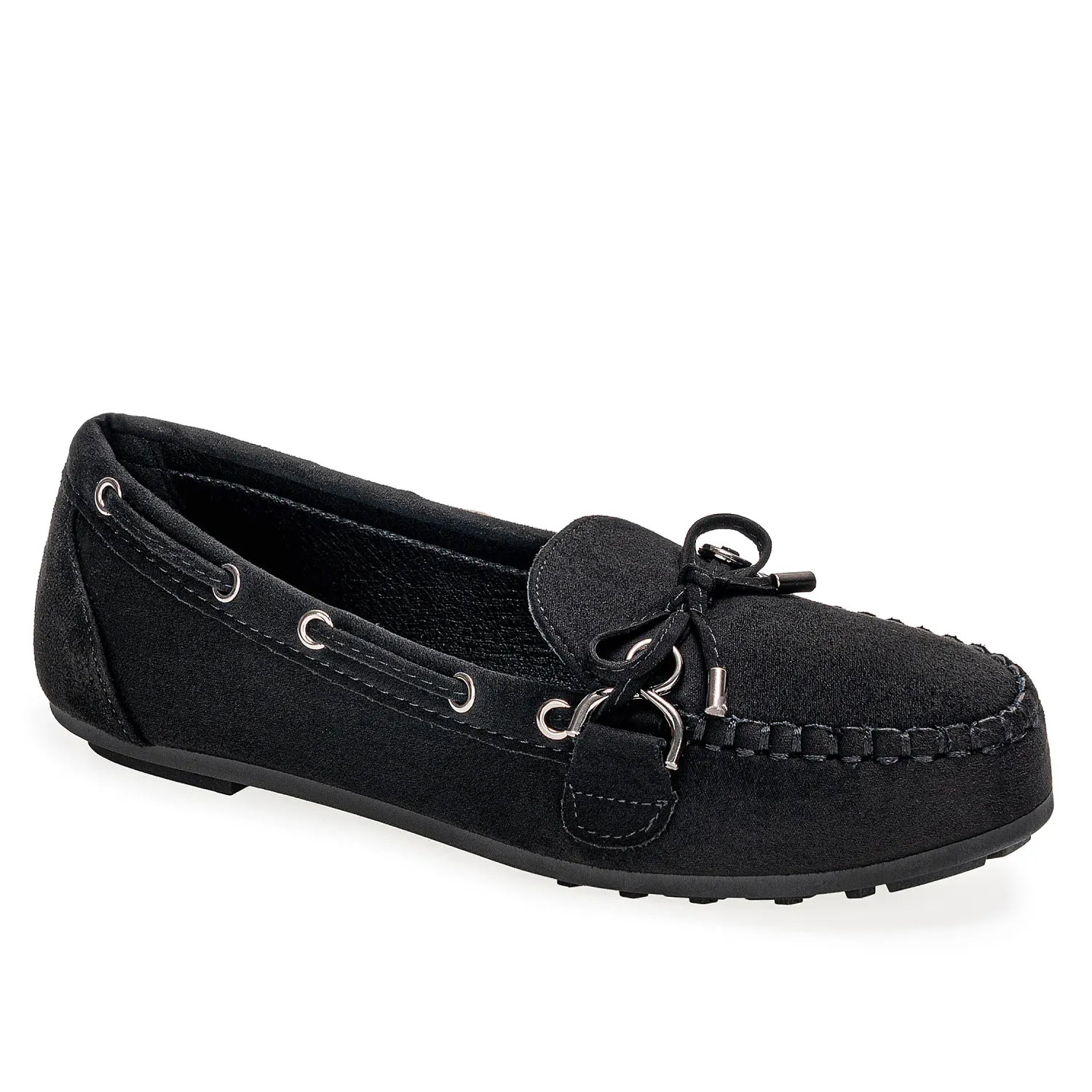 Mocasin Platanitos Dama M Ayse color negro | Platanitos