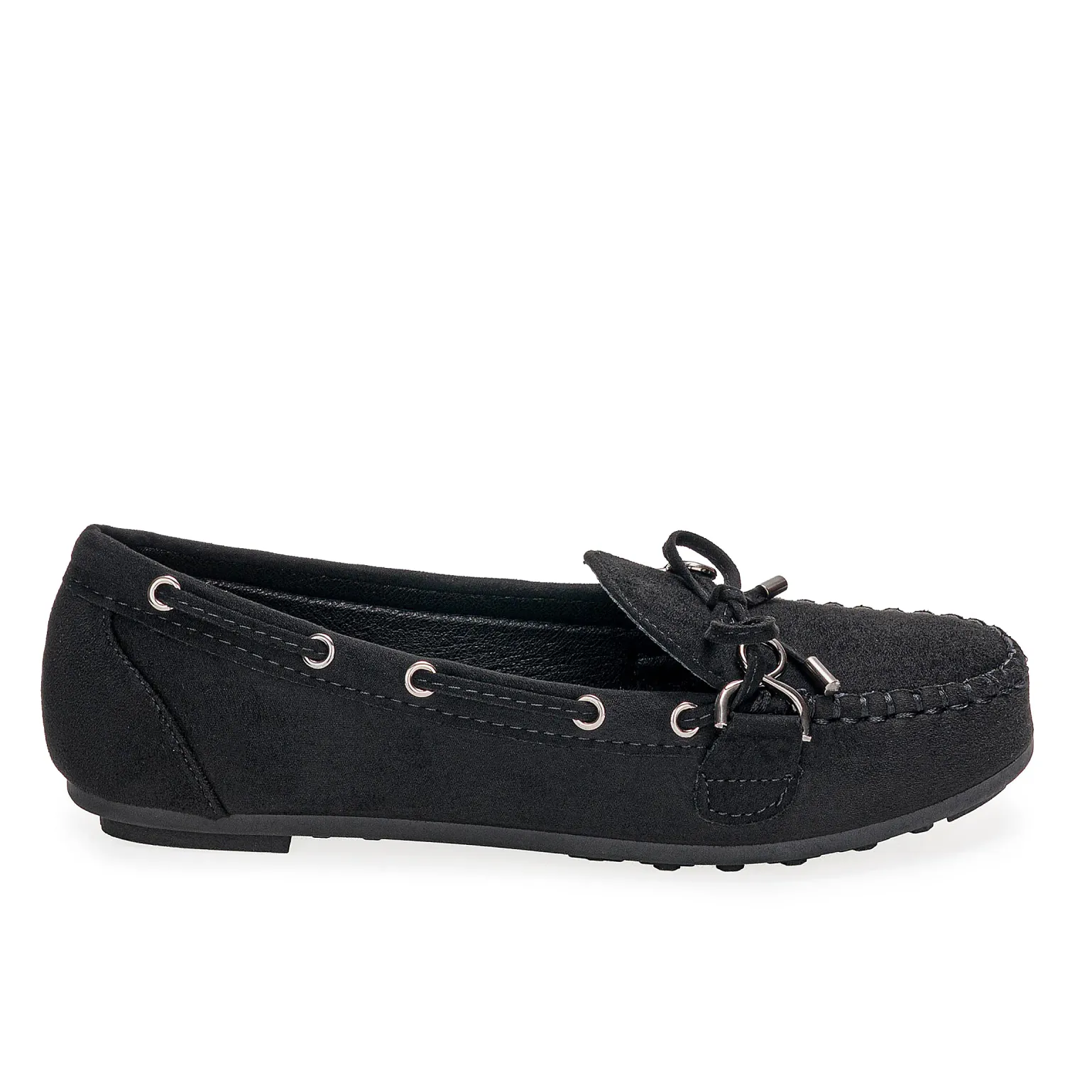 Mocasin Platanitos Dama M Ayse color negro | Platanitos