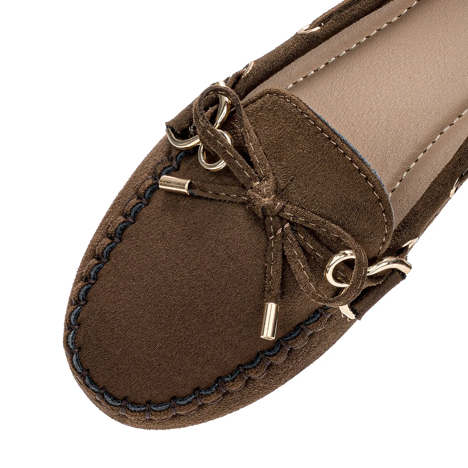 Mocasin Platanitos Dama M Ayse color marron | Platanitos