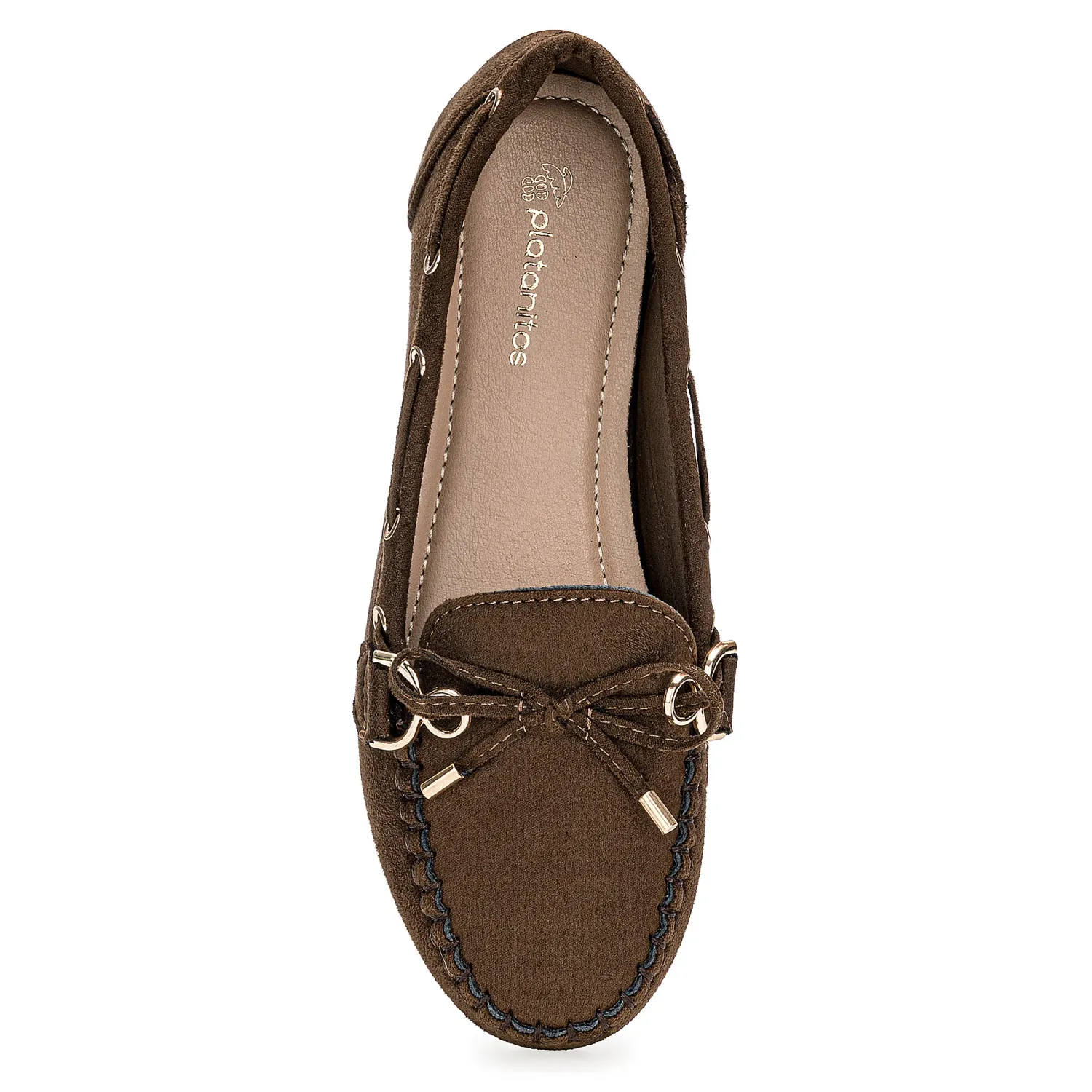 Mocasin Platanitos Dama M Ayse color marron | Platanitos