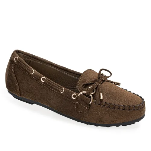Platanitos Marron de Mujer modelo Mocasin Dama M Ayse marrones sintéticos mujer 2025101514181627915 Sintético Sintético