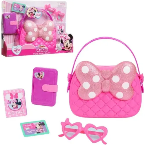 Minnie Mouse  modelo Cartera + Set De Accesorios Minnie Mouse - Para Niñas 2025101515261570183  
