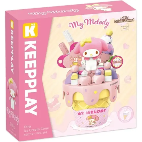 Hello Kitty Figura Armable Cono Helado - Hello Kitty & Friends