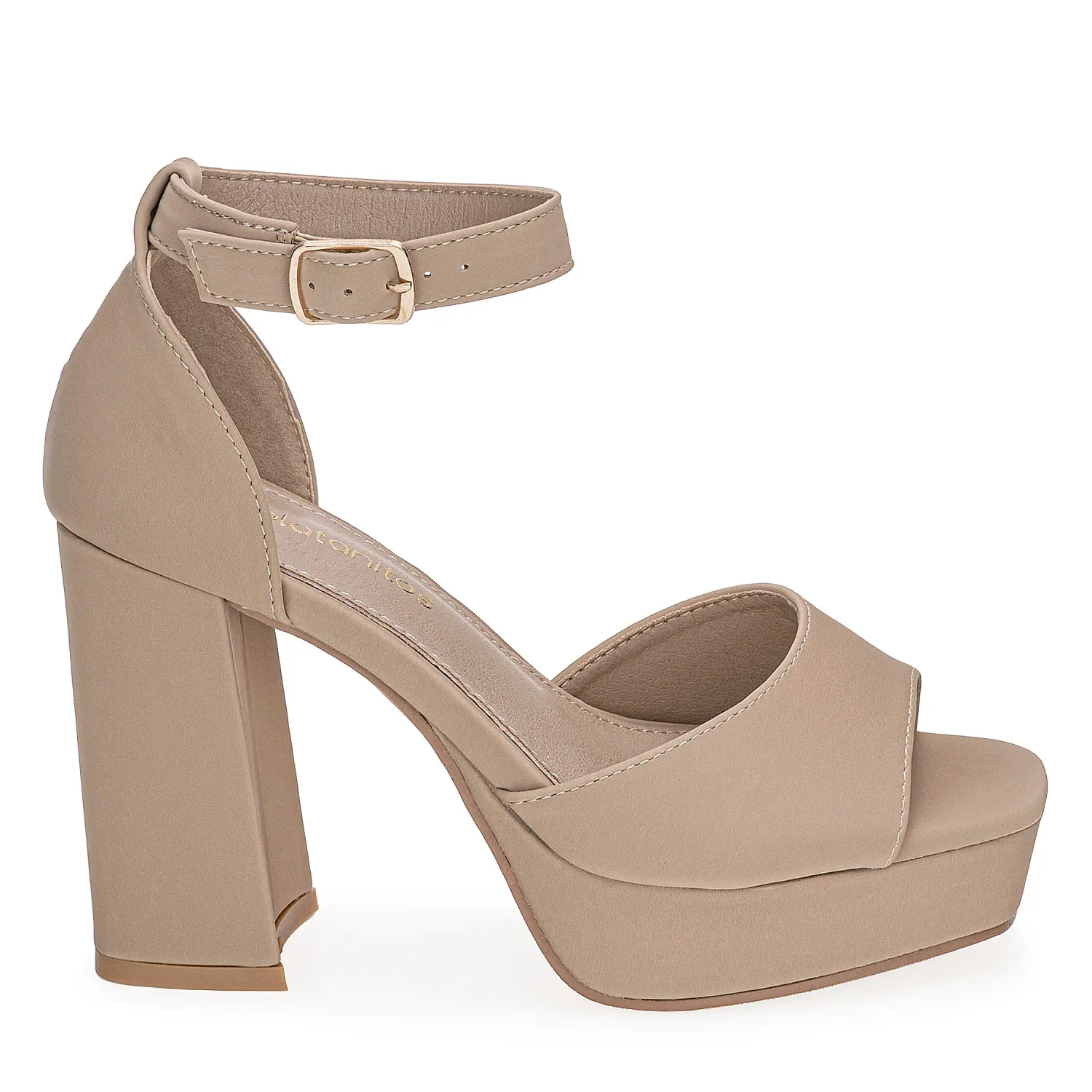 Sandalia Platanitos Dama Svp Sofia color beige oscuro | Platanitos