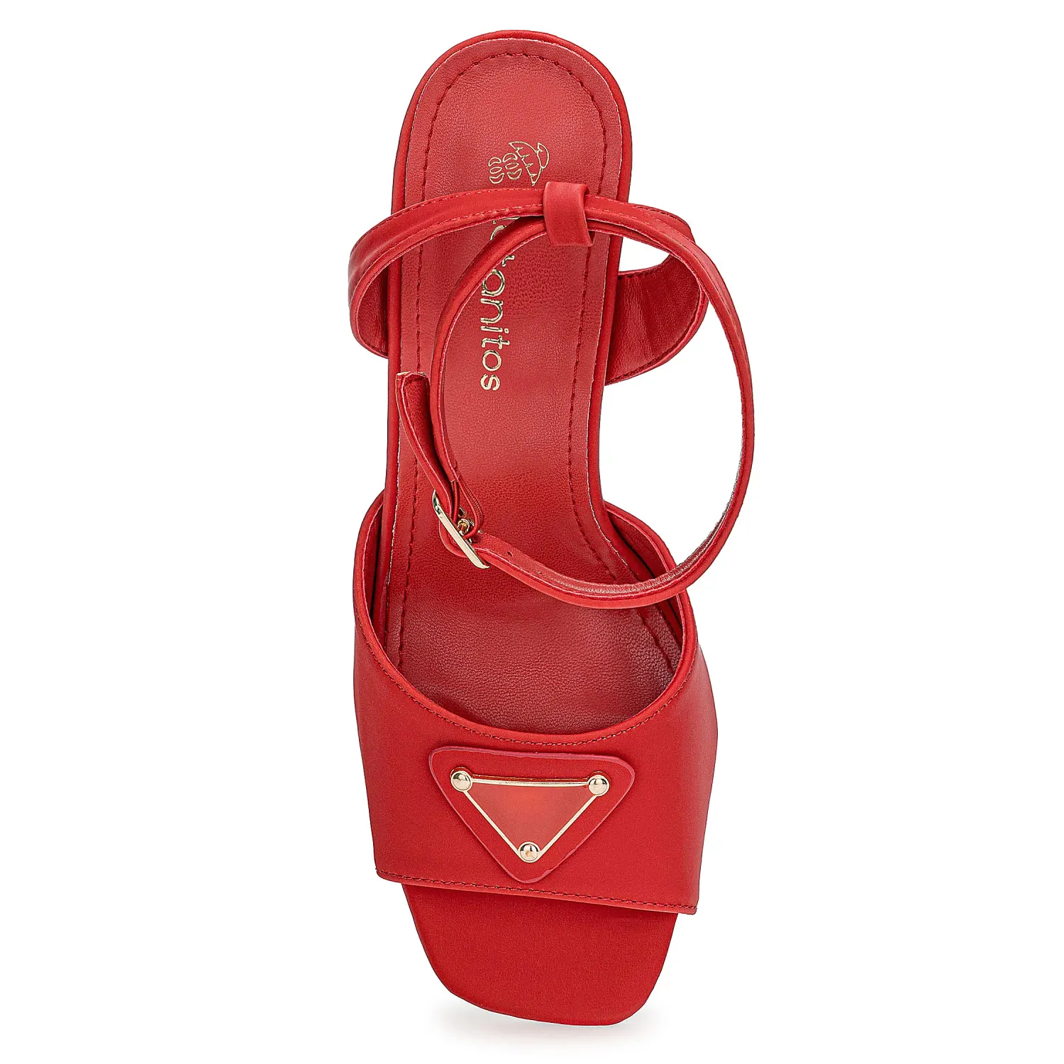 Sandalia Platanitos Dama Svp Marylin color rojo | Platanitos