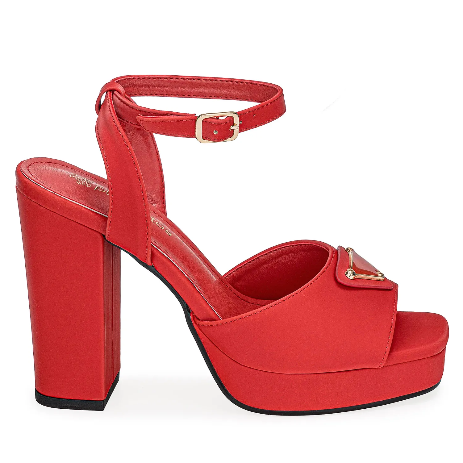 Sandalia Platanitos Dama Svp Marylin color rojo | Platanitos
