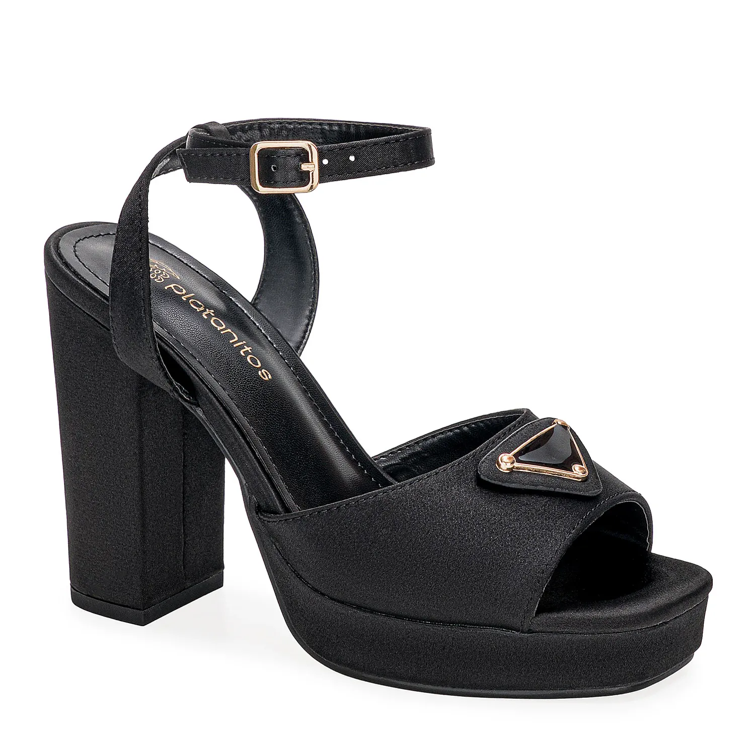Sandalia Platanitos Dama Svp Marylin color negro | Platanitos