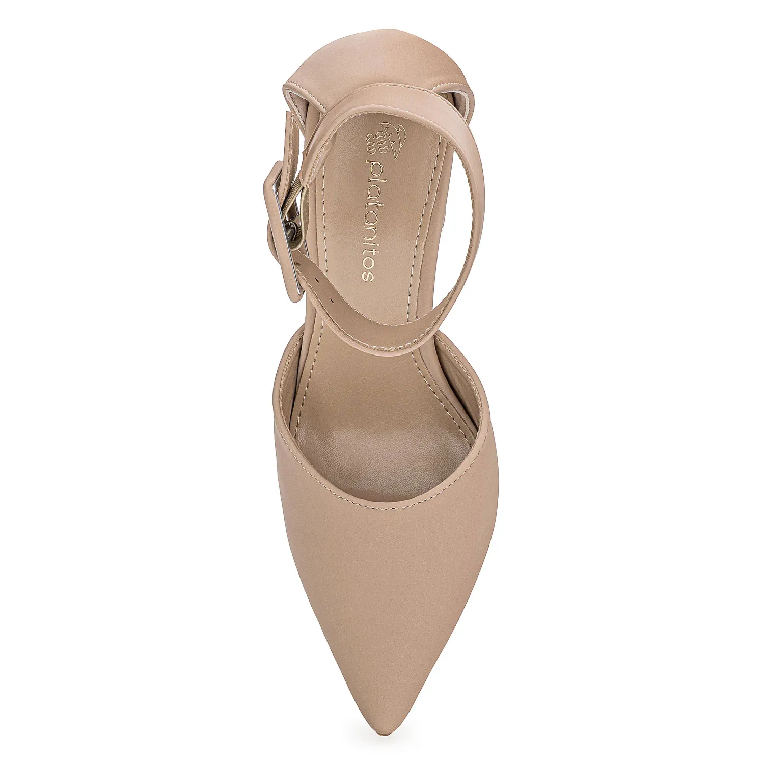 Calzado Platanitos Vestir Dama Cv-Mare color piel | Platanitos