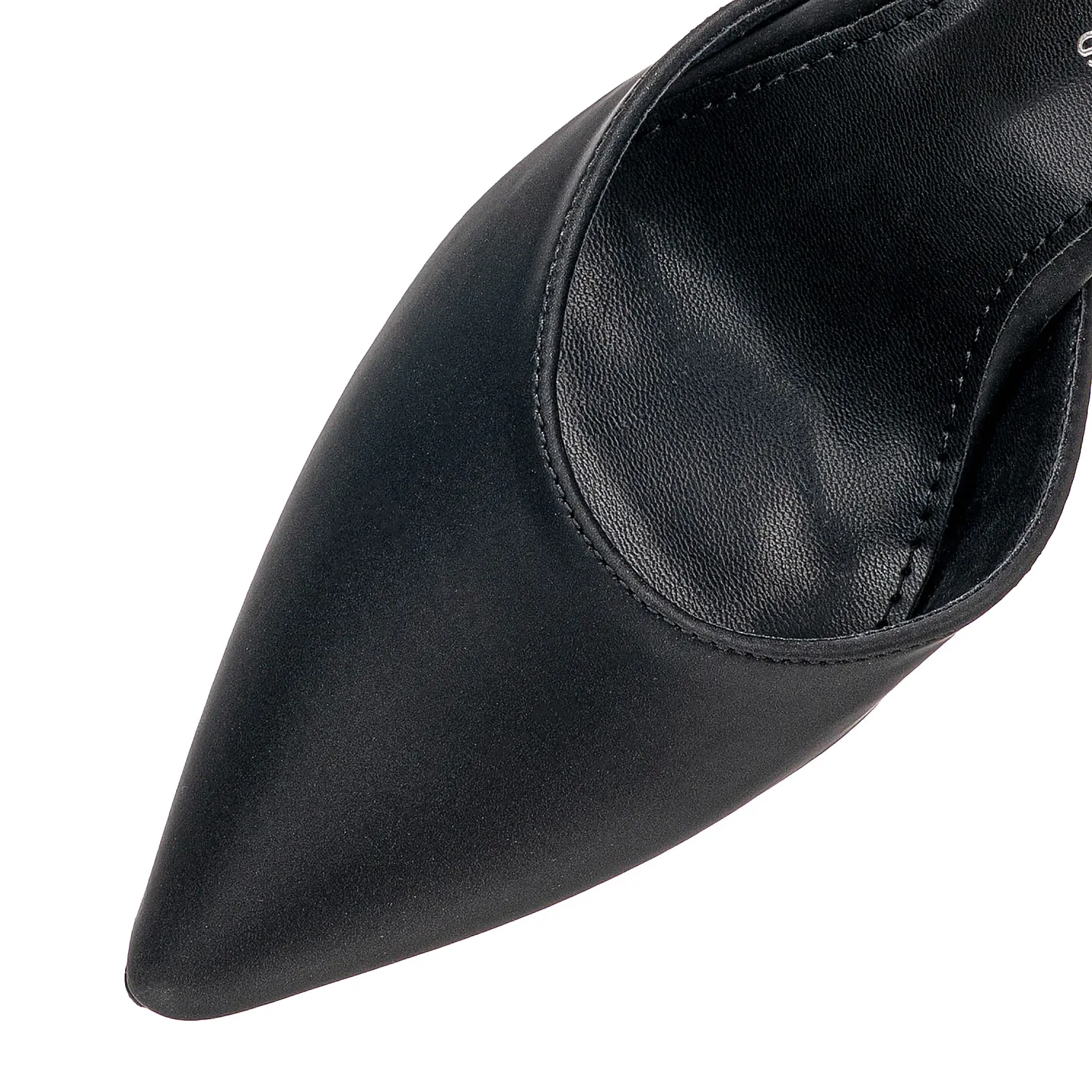 Calzado Platanitos Vestir Dama Cv-Mare color negro | Platanitos