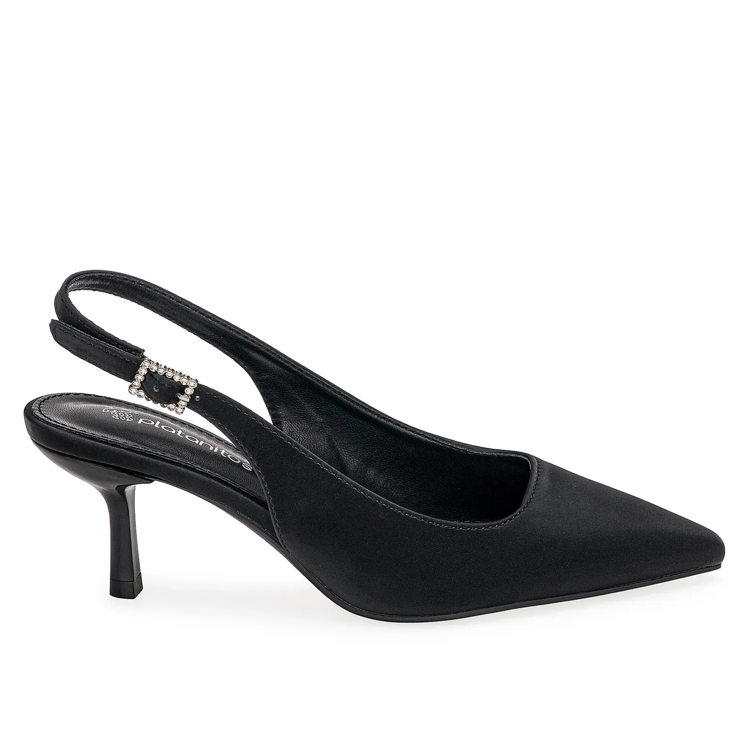 Calzado Platanitos Vestir Dama Cv Doll color negro | Platanitos