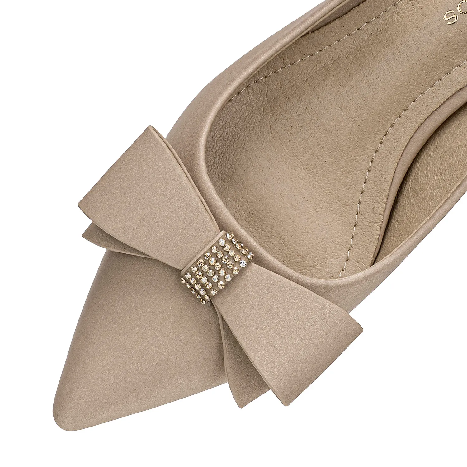 Calzado Platanitos Vestir Dama Cv Cuddle color piel | Platanitos