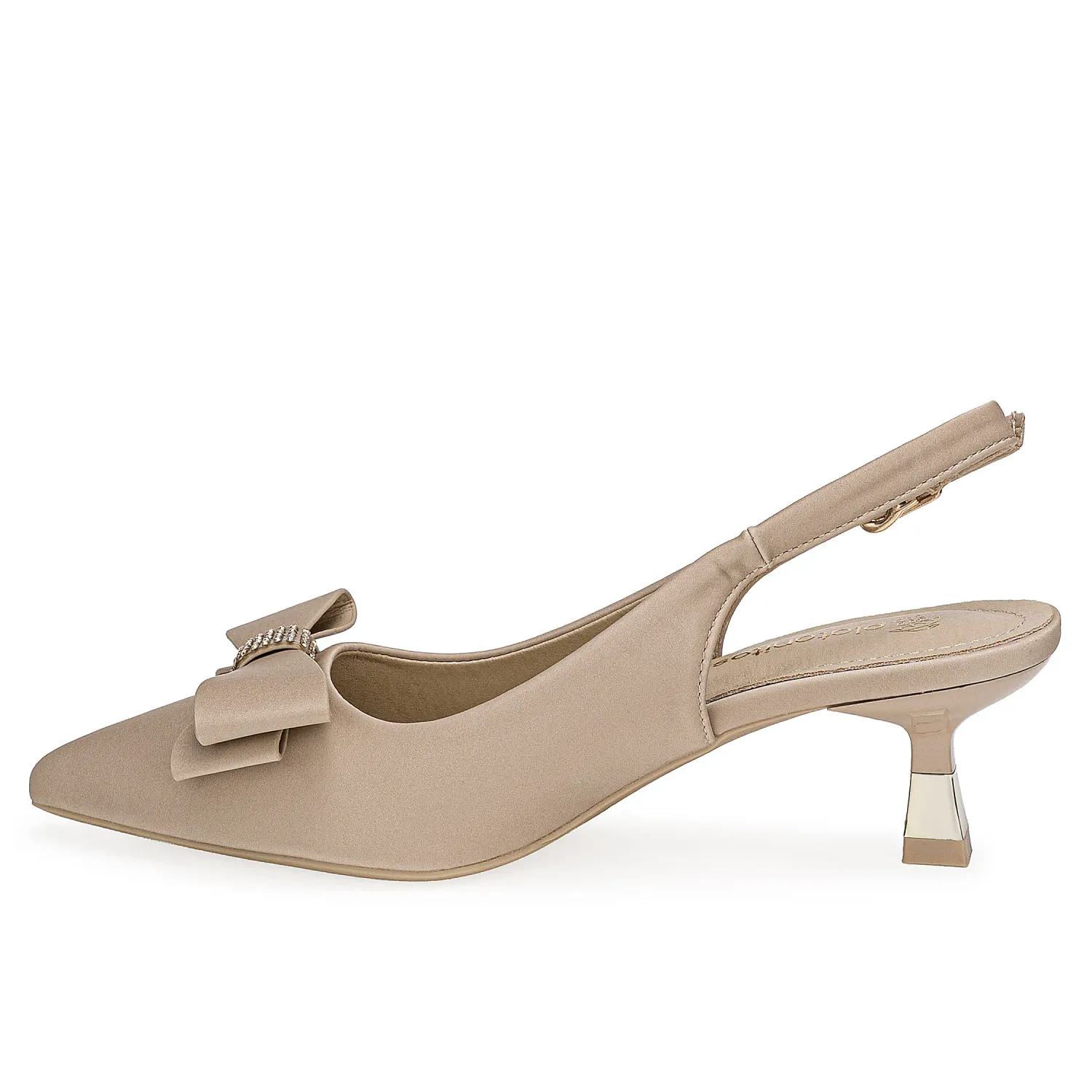 Calzado Platanitos Vestir Dama Cv Cuddle color piel | Platanitos