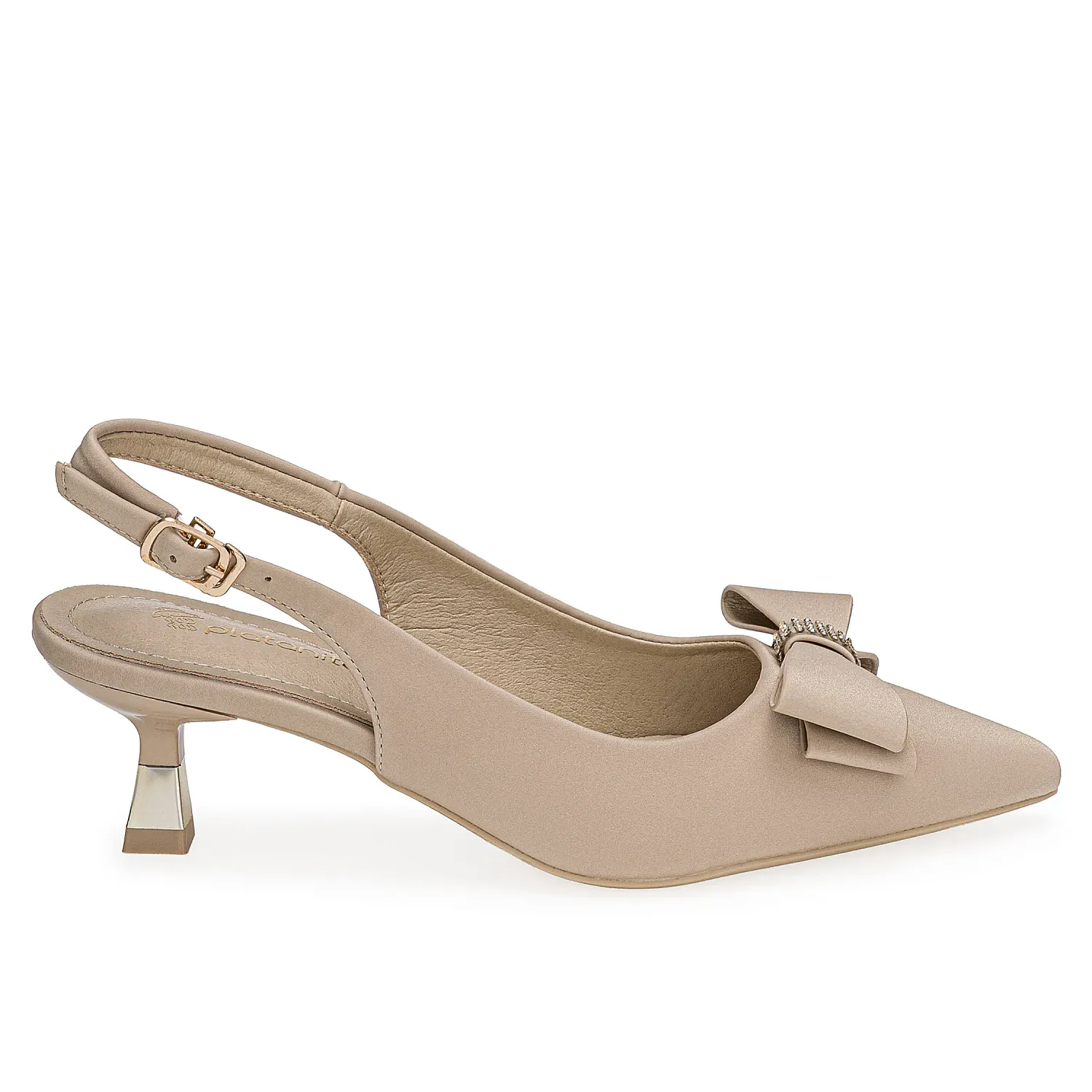 Calzado Platanitos Vestir Dama Cv Cuddle color piel | Platanitos