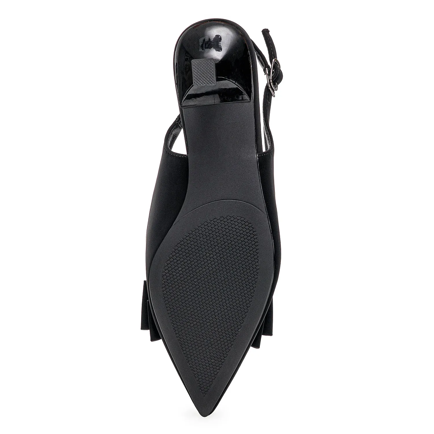 Calzado Platanitos Vestir Dama Cv Cuddle color negro | Platanitos