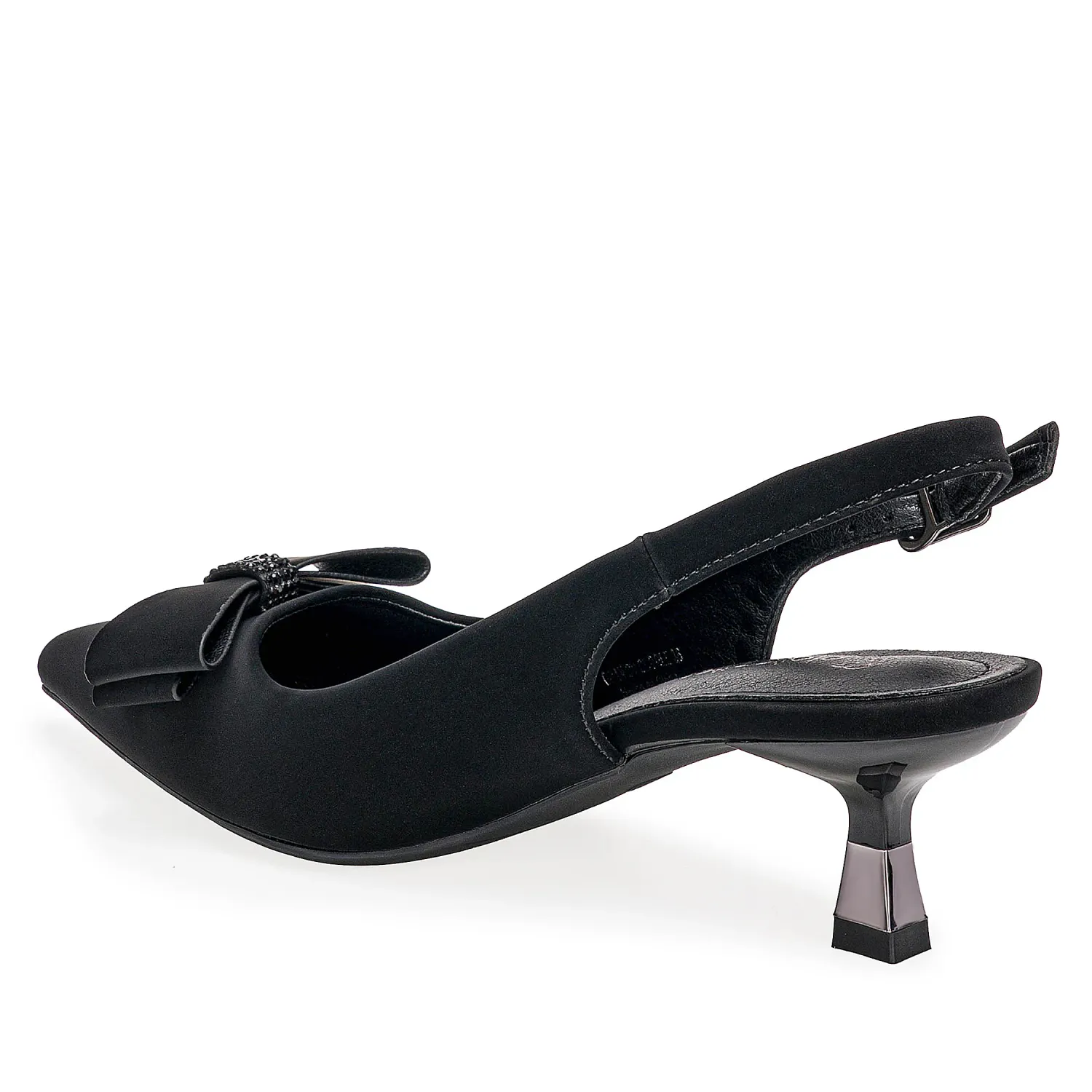 Calzado Platanitos Vestir Dama Cv Cuddle color negro | Platanitos