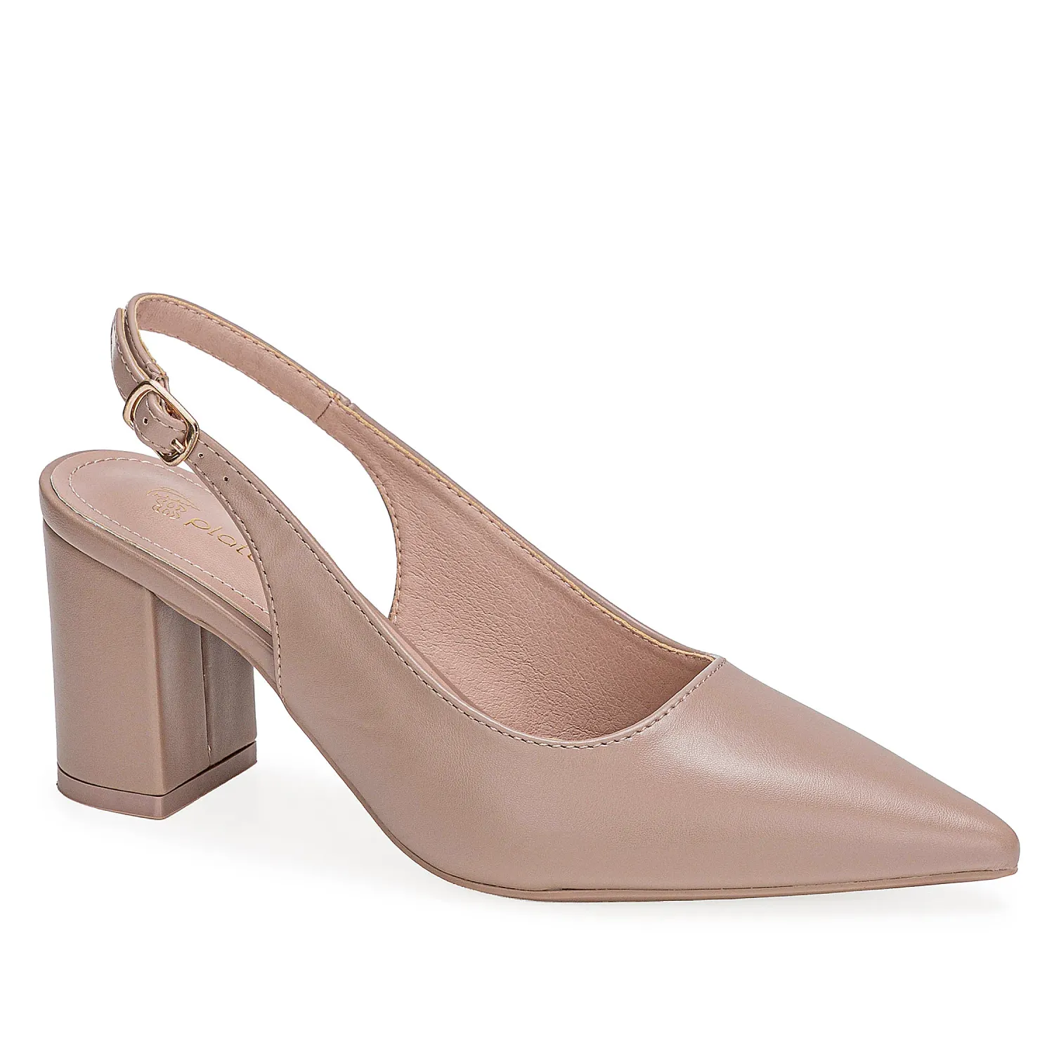 Calzado Platanitos Vestir Dama Cv Elyn color piel | Platanitos