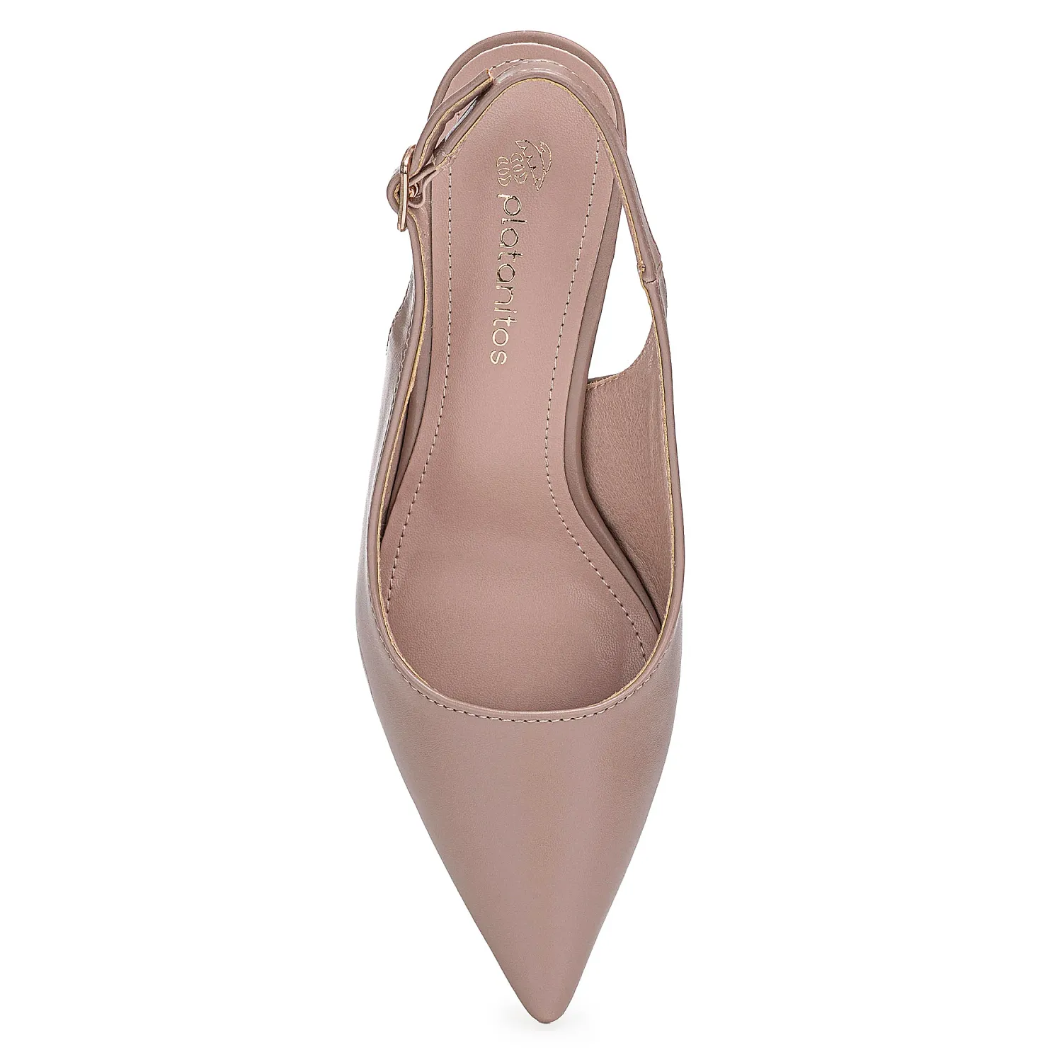 Calzado Platanitos Vestir Dama Cv Elyn color piel | Platanitos