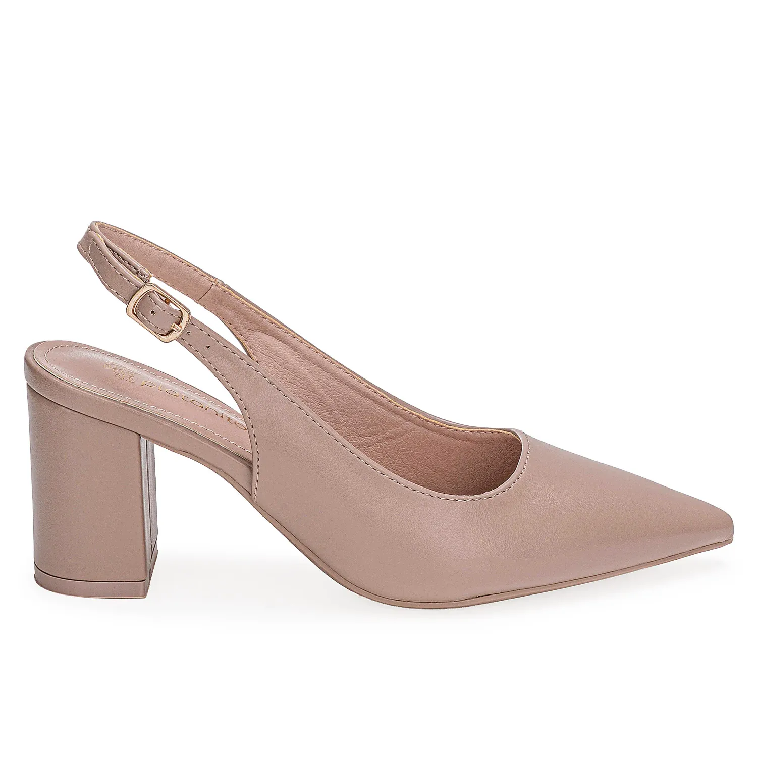 Calzado Platanitos Vestir Dama Cv Elyn color piel | Platanitos