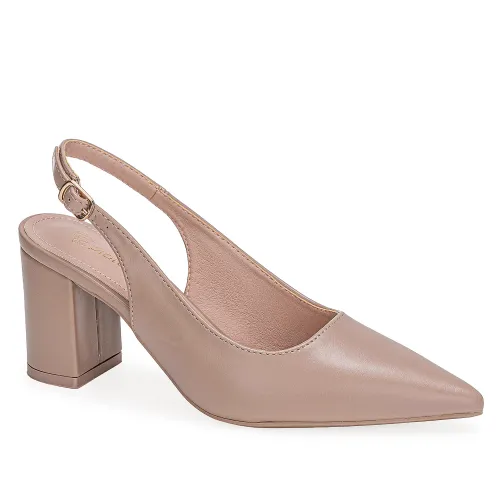 Platanitos Beige de Mujer modelo Calzado Vestir Dama Cv Elyn pieles sintéticos mujer 2025101522172573693 Sintético Sintético