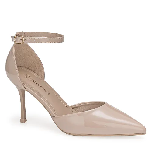 Platanitos Beige de Mujer modelo Calzado Vestir Dama Cv Moony pieles sintéticos mujer 2025101522172573726 Sintético Sintético